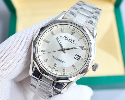 Rolex Stainless Steel Premium White 41MM Watch